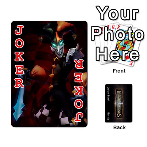 Lol Front/back Cards By Julian B Front - Joker2