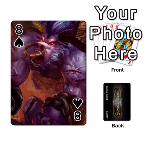 Lol Front/back Cards By Max Curtis Front - Spade8