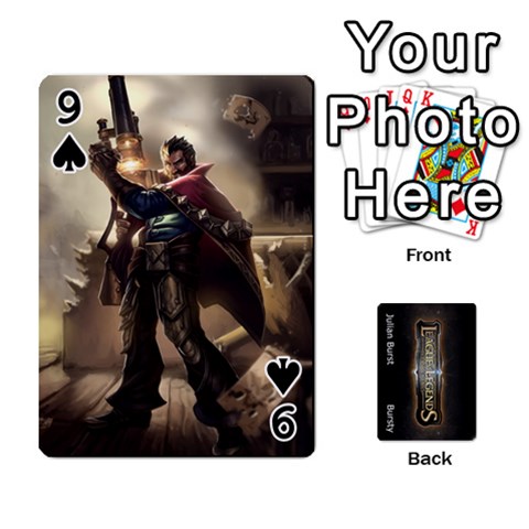 Lol Front/back Cards By Max Curtis Front - Spade9