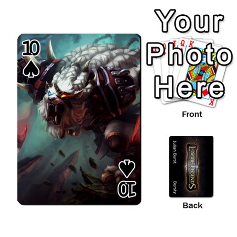 Lol Front/back Cards By Julian B Front - Spade10