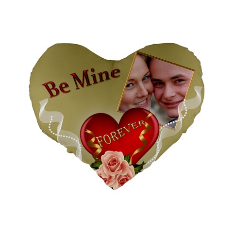 Be Mine 16  Heart Shape Cushion By Deborah Back
