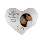 Friendship 16  Heart Shape Cushion - Standard 16  Premium Heart Shape Cushion 