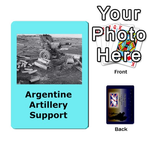 Ace Tfl Iabsm Falklands Deck Argentine By Joe Collins Front - SpadeA