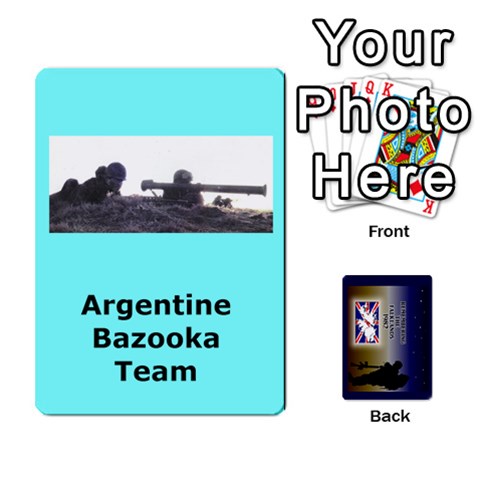 Tfl Iabsm Falklands Deck Argentine By Joe Collins Front - Diamond2