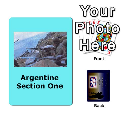 Tfl Iabsm Falklands Deck Argentine By Joe Collins Front - Diamond4