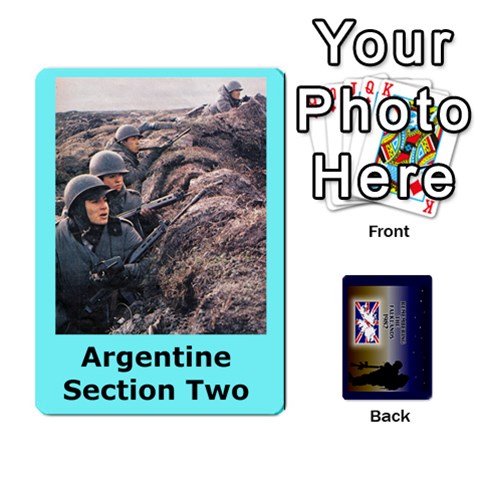 Tfl Iabsm Falklands Deck Argentine By Joe Collins Front - Diamond5