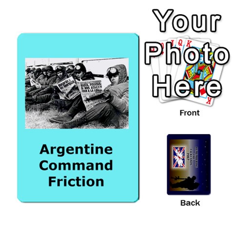 Tfl Iabsm Falklands Deck Argentine By Joe Collins Front - Spade5