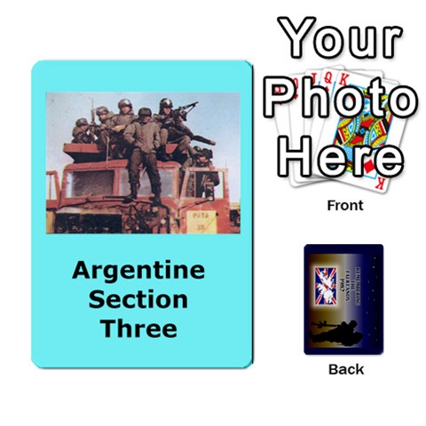 Tfl Iabsm Falklands Deck Argentine By Joe Collins Front - Diamond6
