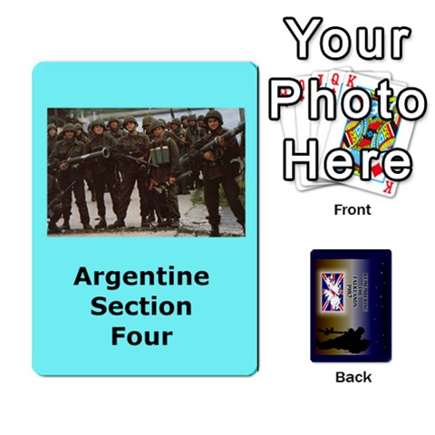 Tfl Iabsm Falklands Deck Argentine By Joe Collins Front - Diamond7