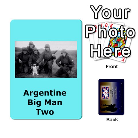 King Tfl Iabsm Falklands Deck Argentine By Joe Collins Front - DiamondK