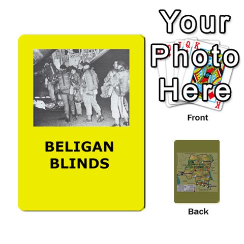 Tfl Bmaso Congo Deck Belgians, Un, And Simbas By Joe Collins Front - Spade3