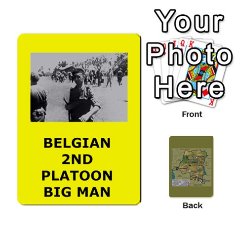 Queen Tfl Bmaso Congo Deck Belgians, Un, And Simbas By Joe Collins Front - SpadeQ