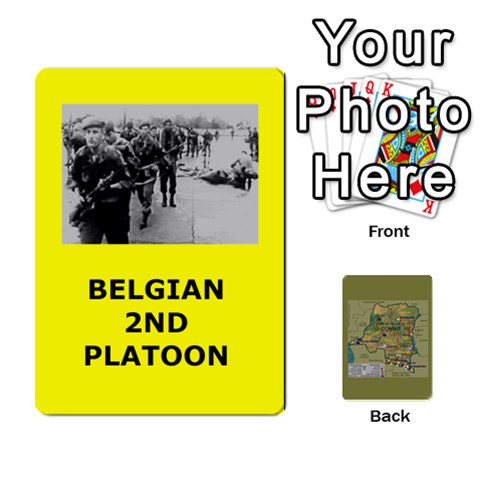 Ace Tfl Bmaso Congo Deck Belgians, Un, And Simbas By Joe Collins Front - SpadeA