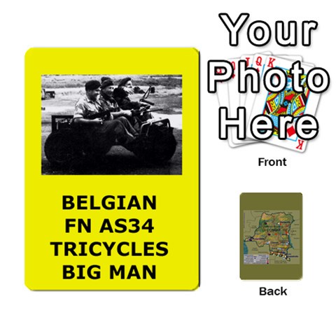 Tfl Bmaso Congo Deck Belgians, Un, And Simbas By Joe Collins Front - Heart7