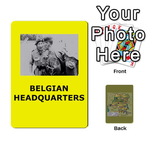 Tfl Bmaso Congo Deck Belgians, Un, And Simbas By Joe Collins Front - Spade5