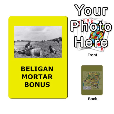 Tfl Bmaso Congo Deck Belgians, Un, And Simbas By Joe Collins Front - Diamond8