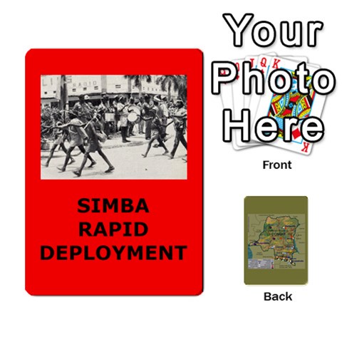Tfl Bmaso Congo Deck Belgians, Un, And Simbas By Joe Collins Front - Club8