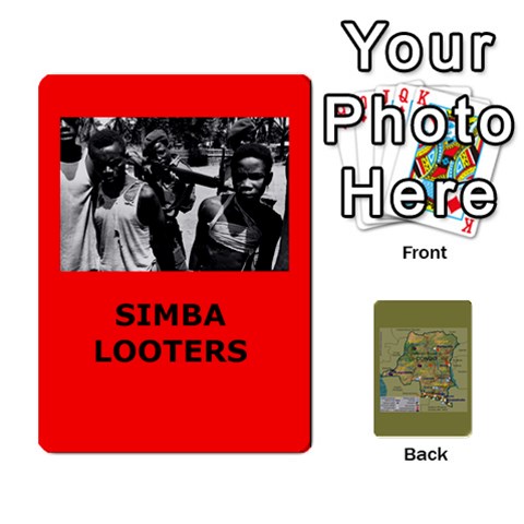 Tfl Bmaso Congo Deck Belgians, Un, And Simbas By Joe Collins Front - Club9