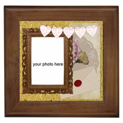 In Love Framed Tile