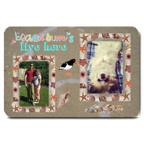 Beachbum Large Doormat 2 By Joy Johns 30 x20  Door Mat