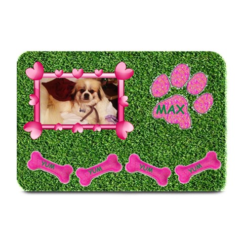 Max s Food Mat By Joy Johns 18 x12  Plate Mat