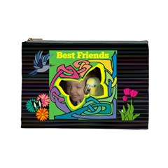 Best Friends large cosmetic bag (7 styles) - Cosmetic Bag (Large) Best Friends large cosmetic bag (7 styles) - Cosmetic Bag (Large)