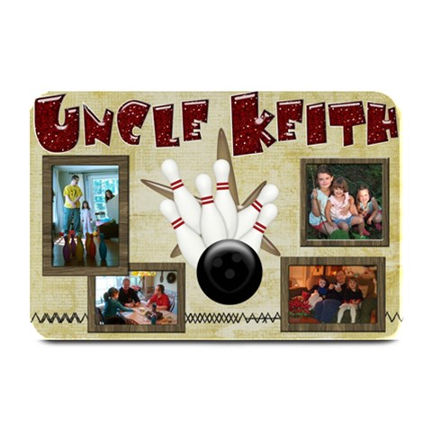 Uncle Keith 2013 By Sara Irvine 18 x12  Plate Mat