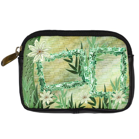 Aqua Blue Green Floras Digital Camera Case By Ellan Front