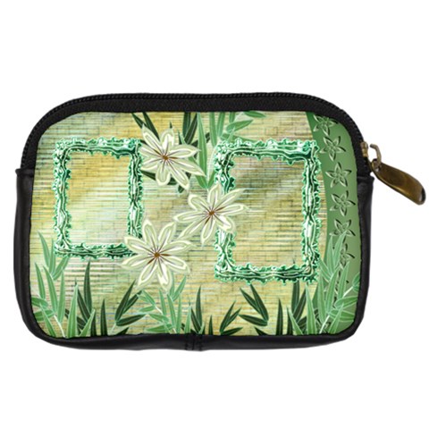Aqua Blue Green Floras Digital Camera Case By Ellan Back