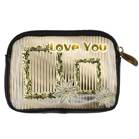 Neutral Floral Digital Camera Case By Ellan Back