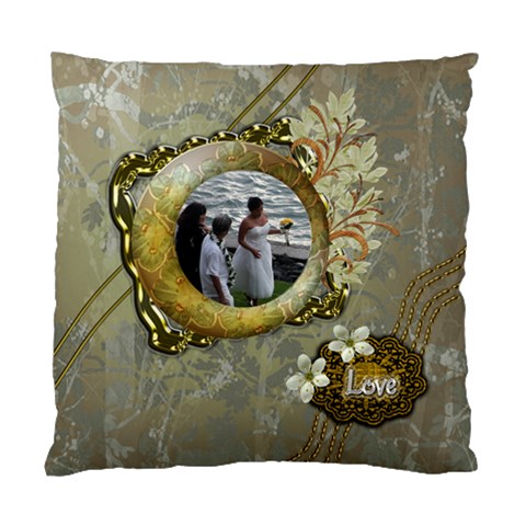 Neutral2 Love Cushion Case 1 Side By Ellan Front