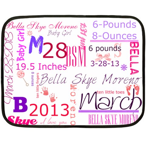 Bellas Blanket By Krystal M 35 x27  Blanket
