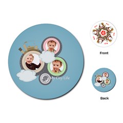 kids - Playing Cards Single Design (Round)