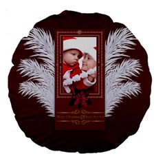 christmas - Large 18 Premium Round Cushion christmas - Large 18 Premium Round Cushion