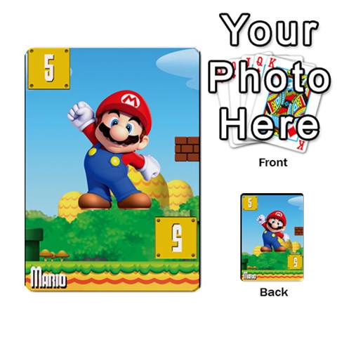 Super Mario Planning Poker Cards By Pek Front 45