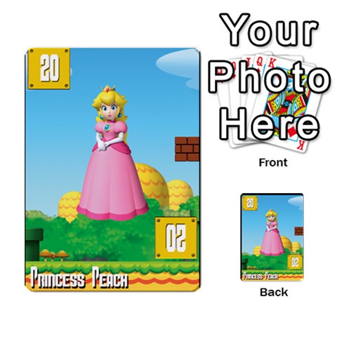 Super Mario Planning Poker Cards By Pek Front 48
