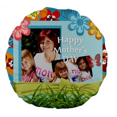 mom - Large 18  Premium Round Cushion 