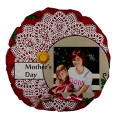 mom - Large 18  Premium Round Cushion 