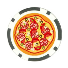 pizza - Poker Chip Card Guard (10 pack)
