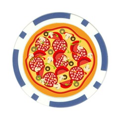 pizza - Poker Chip Card Guard