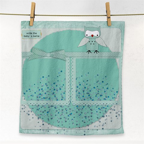 Baby Boy Face Towel By Zornitza Front