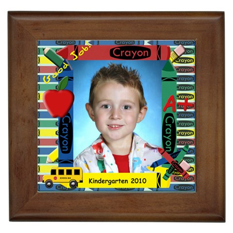 Kindergarten Framed Tile By Chere s Creations Front