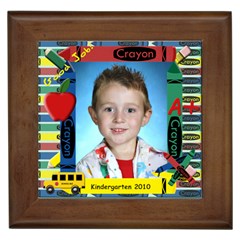 Kindergarten Framed Tile