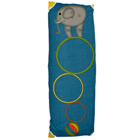 Elephant Acrobat Body Pillow Case Dakimakura By Zornitza Back