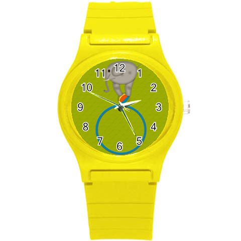 Elephant Acrobat Sport Watch Small By Zornitza Front