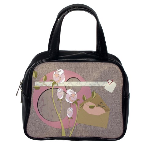 Love Letters And Roses Handbag By Zornitza Back