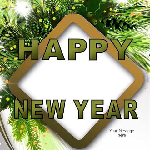 Happy New Year 3d Greeting Card By Deborah Inside