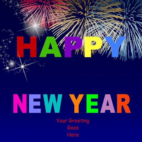 My Happy New Year 3d Card By Deborah Inside