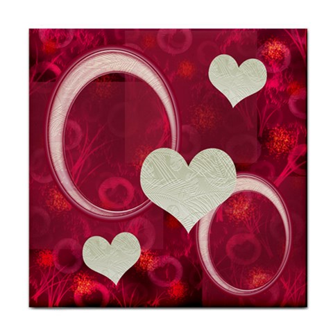 I Heart You Pink Face Towel By Ellan Front