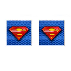 superman cufflinks - Cufflinks (Square)